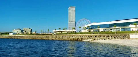 りんくうタウンと大阪湾