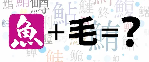 魚へんに「毛」の読み方は？どんな魚？「魹」の名前の由来