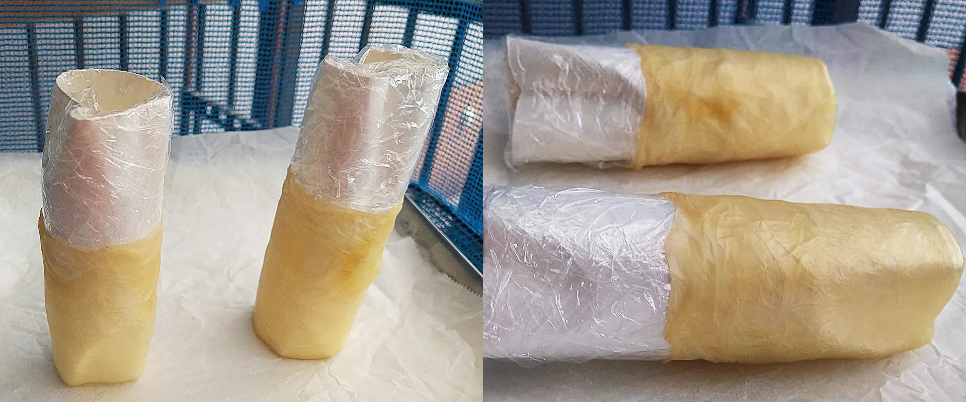 成形乾燥させる