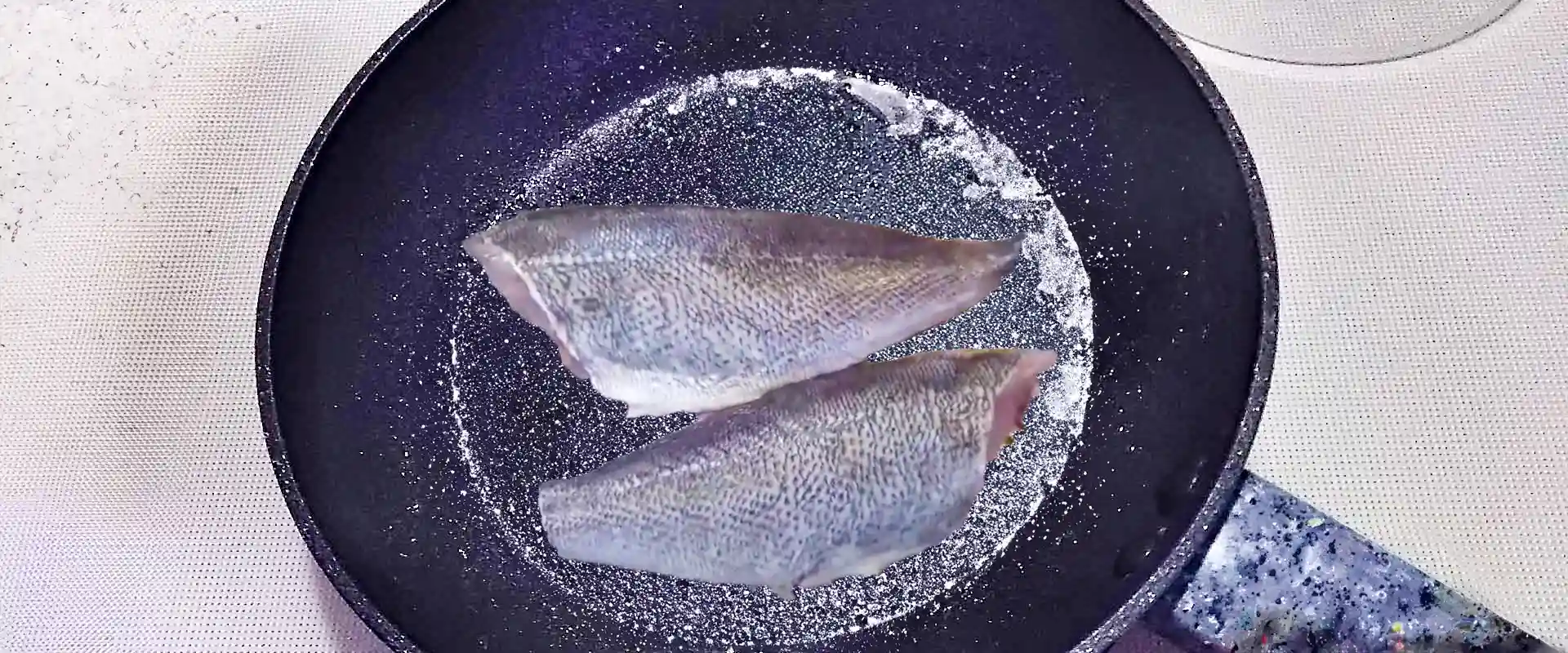 フライパンで塩焼き