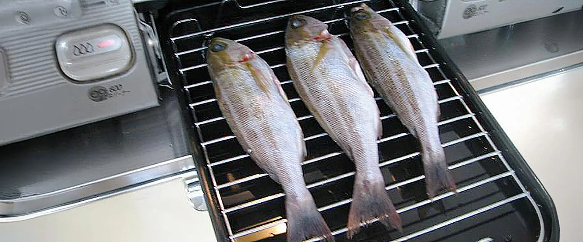 グリルで塩焼き